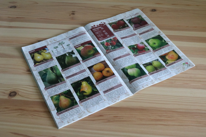 Une petite sélection de poiriers et pommiers